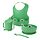 MATA - 4-piece eating set, bright green | IKEA Indonesia - PE975227_S1