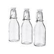 KORKEN - Bottle with stopper, clear glass, 15 cl