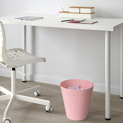 FNISS - Waste bin, pink, 6.8 l