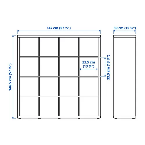 KALLAX Measurement Illustration