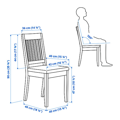 NÄSINGE/NÄSINGE Measurement Illustration