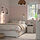 FÅGELFJÄLLET rangka tmpt tdr+2 kotak penyimpanan