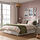 FÅGELFJÄLLET Rangka tempat tidur + 4 penyimpanan