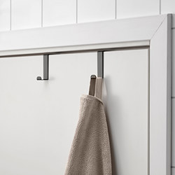 SKOGSVIKEN - Hook for door, black
