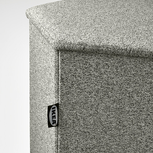 KJUGE pouffe dengan penyimpanan