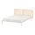 VEVELSTAD - bed frame with 2 headboards, white/Tolkning rattan, 160x200 cm | IKEA Indonesia - PE872166_S1