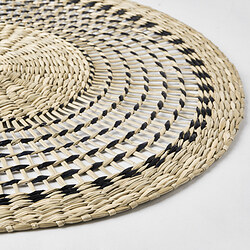 PENNFISK - Place mat, natural/sedge handmade, 37 cm