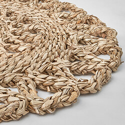 GALLSOPP - Place mat, natural/sedge handmade, 37 cm