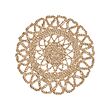 GALLSOPP - Place mat, natural/sedge handmade, 37 cm