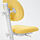 DAGNAR/BERGLÄRKA - children's desk and chair, turquoise/yellow, 100x70 cm | IKEA Indonesia - PE872205_S1