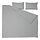 EKTANDVINGE - duvet cover and 2 pillowcases, anthracite white/check, 240x220/50x80 cm | IKEA Indonesia - PE940537_S1