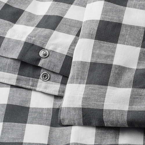 EKTANDVINGE duvet cover and 2 pillowcases