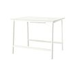 MITTZON - Meja rapat, putih, 140x108x105 cm