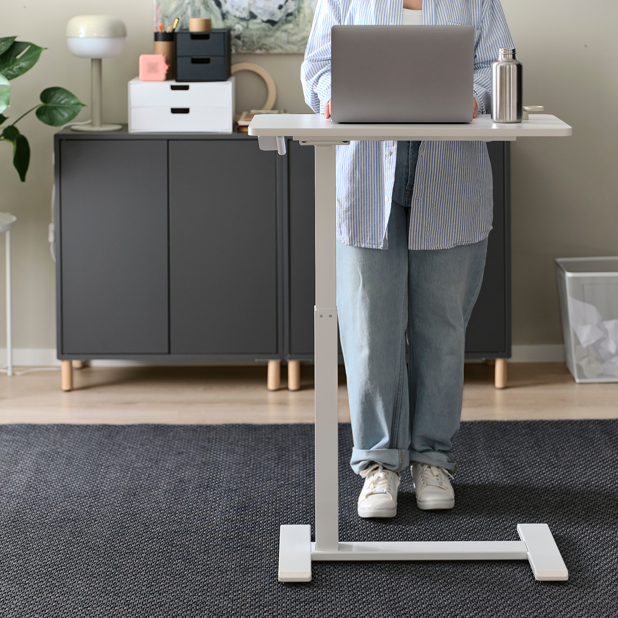 BOLLSIDAN laptop stand, white, 68x36 cm | IKEA Indonesia