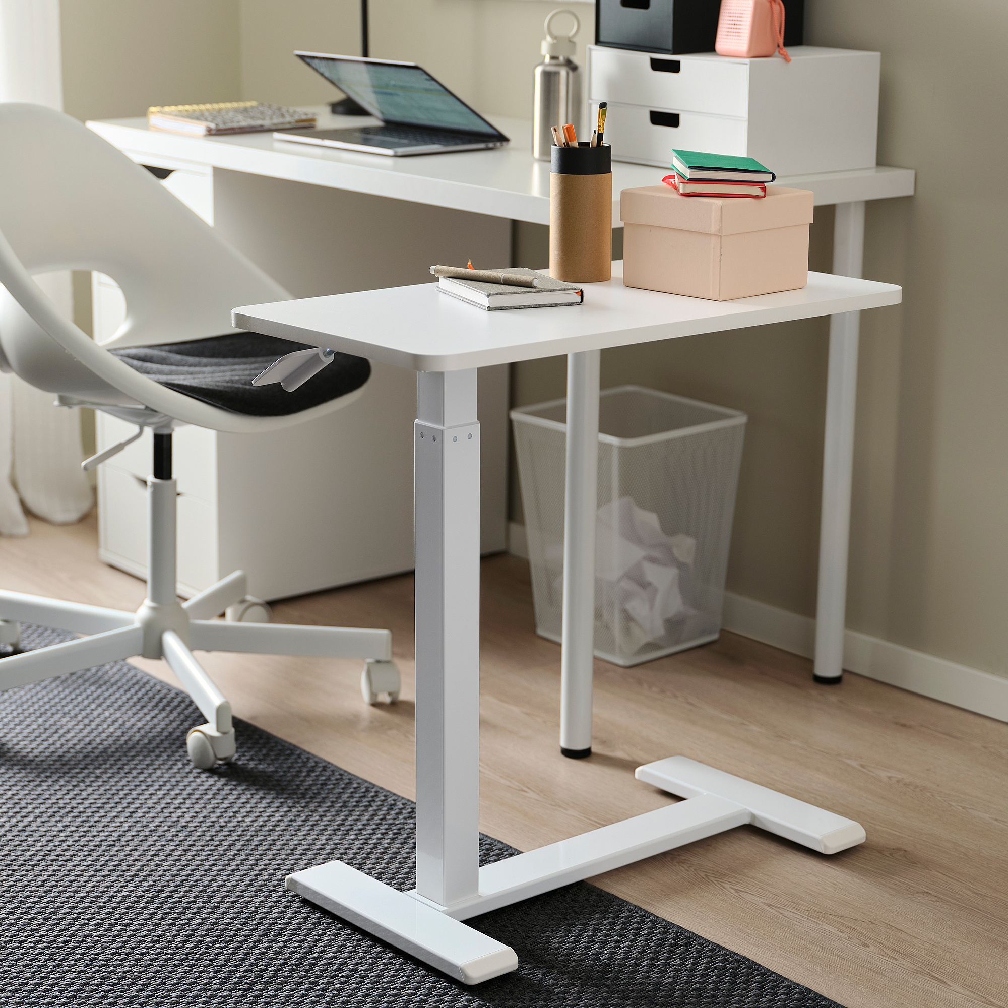 BOLLSIDAN laptop stand, white, 68x36 cm | IKEA Indonesia