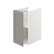 ENHET - Bc w shlf/door, white/grey frame, 40x62x75 cm