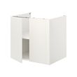 ENHET - Bc w shlf/doors, white, 80x62x75 cm