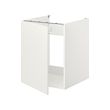 ENHET - Kabinet dasar utk wastafel/pintu, putih, 60x62x75 cm