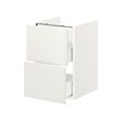 ENHET - Base cb f washbasin w 2 drawers, white, 40x42x60 cm