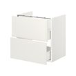ENHET - Dsr kbnt utk wastafel dg 2 laci, putih, 60x42x60 cm