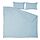 ÄNGSLILJA - duvet cover and 2 pillowcases, blue-grey, 200x200/50x80 cm | IKEA Indonesia - PE940597_S1