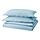 ÄNGSLILJA - duvet cover and 2 pillowcases, blue-grey, 200x200/50x80 cm | IKEA Indonesia - PE940598_S1