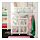 VESKEN corner shelf unit