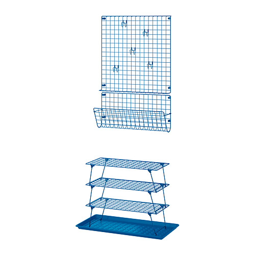 BAGGMUCK/GREJIG perabot lorong, set isi 6
