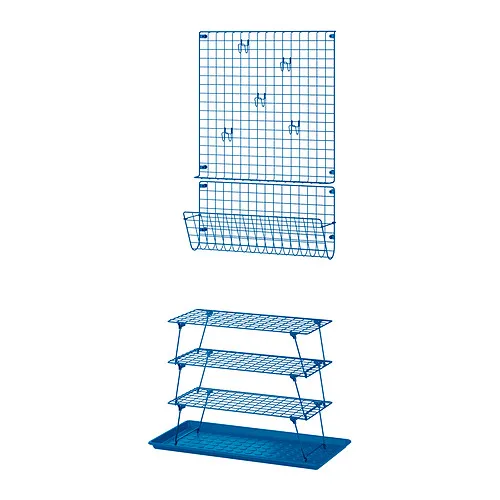 BAGGMUCK/GREJIG perabot lorong, set isi 6