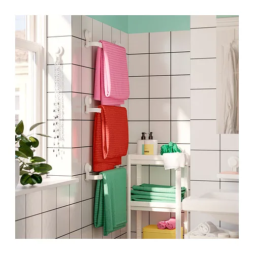 TISKEN Gantungan Handuk Terpasang di Kamar Mandi IKEA