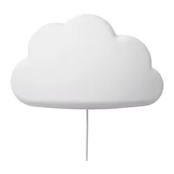 UPPLYST - Lampu dinding LED, awan putih