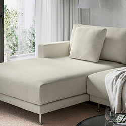 UPPÅKRA - Chaise longue module, with armrest left/Axvall off-white