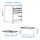 TROFAST - kombinasi penyimpanan dg kotak/baki, putih/toska, 34x44x56 cm | IKEA Indonesia - PE912387_S1