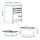 TROFAST storage combination with box/trays