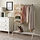 RÅGODLING - hanging storage w 4 compartments, textile/beige, 36x45x92 cm | IKEA Indonesia - PE912401_S1