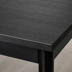 STIG/SANDSBERG - Meja bar dan 2 bangku bar, hitam/hitam, 67x67 cm