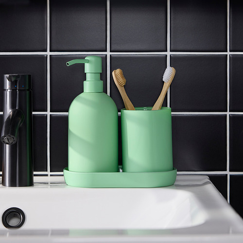GANSJÖN 3-piece bathroom set