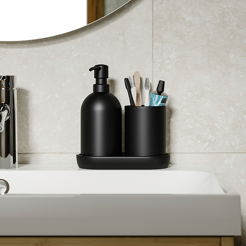 GANSJÖN 3-piece bathroom set