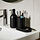 GANSJÖN - 3-piece bathroom set, black | IKEA Indonesia - PE975586_S1