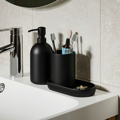 GANSJÖN 3-piece bathroom set