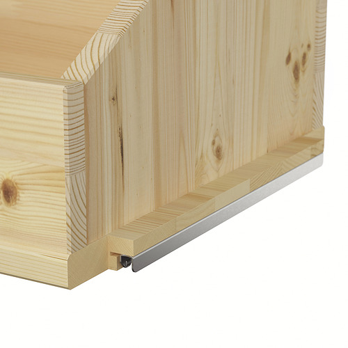 IVAR box shelf with divider