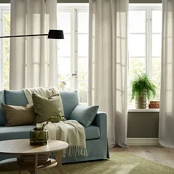 JAKOBSFORS - Meja tamu, veneer kayu oak, 80 cm