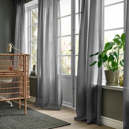 STENFRÖ sheer curtains, 1 pair