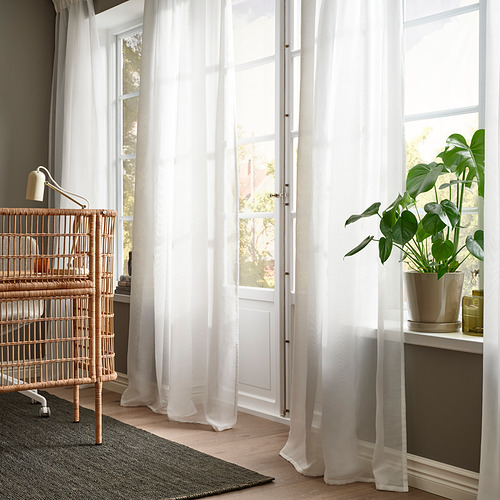 STENFRÖ sheer curtains, 1 pair