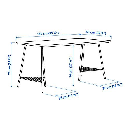 ANFALLARE/TILLSLAG Measurement Illustration