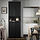 BILLY/OXBERG - rak buku dengan pintu/unit ekstensi, hitam efek kayu oak, 80x30x237 cm | IKEA Indonesia - PE872560_S1