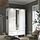 GULLABERG - wardrobe, white, 128x64x201 cm | IKEA Indonesia - PE975756_S1