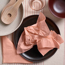 FANTASTISK - Paper napkin, orange-pink, 33x33 cm
