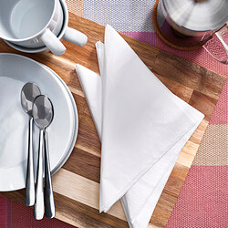 FANTASTISK - Serbet kertas, putih, 40x40 cm