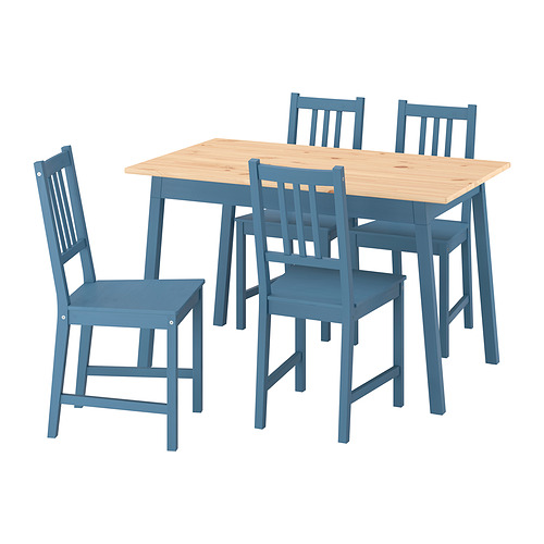 PINNTORP table and 4 chairs